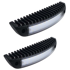 18W RV & Marine Bateau LED Auvent Porche Utilitaire Luminaire, 60 Degrés Angle Bas Faisceau Blanc Noir Logement - Product Image 1