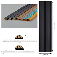 Akupanel mural à lattes en MDF de taille personnalisée Panneaux acoustiques en PVC insonorisés