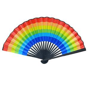 Éventail pliant promotionnel en gros, personnalisable avec logo, motif musical classique, coloré - Product Image 3