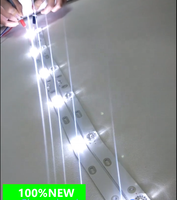 Barre lumineuse LED incurvée Ms-l1160, bande de rétroéclairage, panneau lumineux IP20 594mm pour réparation de téléviseur TCL 32