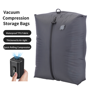 Sacchetti Sottovuoto Riutilizzabili in TPU con Valvola di Rilascio dell'Aria e Pompa, Impermeabili e Ermetici per Zaini e Valigie - Product Image 1
