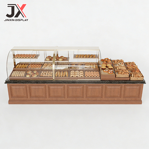 Meuble de présentation sur mesure pour pâtisserie, boulangerie, <span class=keywords><strong>comptoir</strong></span> de vente au détail vintage simple, <span class=keywords><strong>vitrine</strong></span> à pâtisseries et desserts, en promotion - Product Image 6