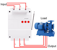 Interrupteur intelligent sans fil triphasé haute puissance Honest HT-7380WB-3 380V, portée 3KM, RF433MHZ, 32A -20-50