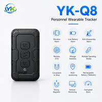 Localizador GPS Portátil con WiFi 4G LTE 2G, Botón SOS de Emergencia, Resistente al Agua IP65, Dispositivo Portátil para el Cuidado de Personas Mayores y Seguridad Estudiantil
