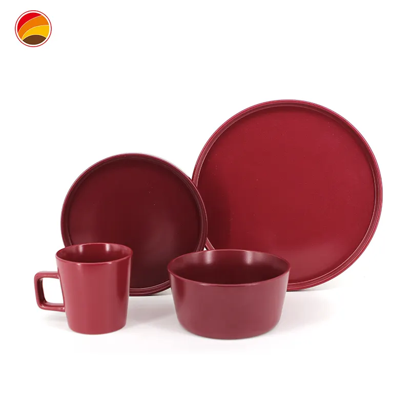 Набор посуды для вечеринки, набор современной посуды из цветного материала, наборы тарелок, посуда, наборы посуды