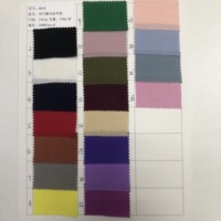 Tissu uni tissé teint 30s certifié OEKO-TEX pour vêtements et doublures textiles de maison pour femmes et jeunes filles