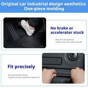 Alfombrillas de lujo de alta calidad para todo tipo de clima para <span class=keywords><strong>AUDI</strong></span> Q2L Q3 Q5 Q7 Q5L almohadillas de pie TPE multicolores - Product Image 4