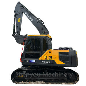 Pelleteuse d'occasion d'origine volvo ec140 volvo ec140d en vente avec de faibles heures de travail bon marché volvo140 en bon état - Product Image 1