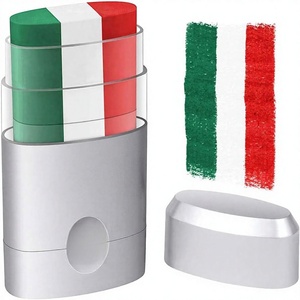 Stylos de maquillage pour le visage vert, blanc, rouge, Italie, 3 couleurs, crayons de maquillage, peintures corporelles, pour fêtes nationales, événements sportifs - Product Image 2