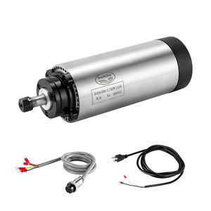 Motor de Husillo CNC de 80mm ER16 1.5KW 110V/220V/380V Refrigerado por Aire 24000rpm para Máquina Router y Taladrado, Conexión BT30, Directo de Fábrica - Product Image 1