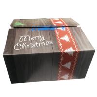 Caja Plegable para Pastel y Sushi, Empaque de Alimentos Personalizado, Reciclable, Diseño Floral Transparente, Cuadrado de 32 cm