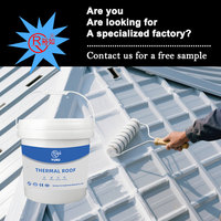 YURU toit mur extérieur refroidissement Protection solaire étanche isolation thermique peinture acrylique polymère toit peinture