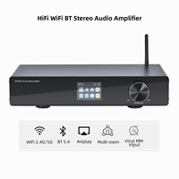 Amplificateur Récepteur Stéréo Bluetooth 5.4 avec Subwoofer Cl-300W Pro I ARC Système de Streaming Hi-Fi Sans Fil pour la Maison