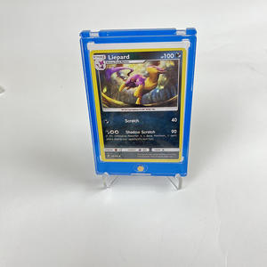 <span class=keywords><strong>3x4</strong></span> Clear One Touch Magnetic Baseball Trading Card Holder Plastic Sports Collectible Business Card Display Case - Product Image 6