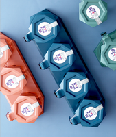Bouteilles de thé scellées, pour conserver les aliments, un design unique, rangement d'assaisonnement et d'épices, avec cuillère, pour décorer la cuisine, matière plastique, ml