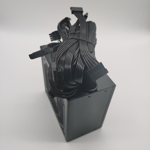 Alta qualità dell'alimentazione elettrica di 600W ATX con la fonte di alimentazione nera del bronzo del cavo piano 600W - Product Image 6