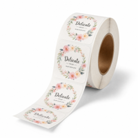 Étiquettes holographiques imperméables, sensibles à la chaleur, anti-rayures, anti-huile, anti-UV, en PET, avec logo de l'entreprise, pour petits pots à épices circulaires