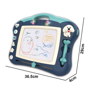 子供たちが絵画ボードのおもちゃを書く知的でカラフルな消去可能な製図板セット - Product Image 3