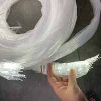 Cable de Fibra Óptica PMMA con Efecto de Cielo Estrellado, Cable de Fibra Óptica Plástica sin Revestimiento con Emisión de Luz en el Extremo, en Bobina, para Automóvil