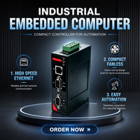 PC Industrial sin Ventilador para Riel DIN, RK3568 Quad-Core Cortex-A55, Doble RS485 + CAN, -40~80 ° C Wide Temp, para entornos hostiles