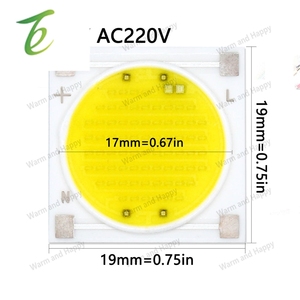 Ac220v 12W 15W 20W gốm sứ mới COB dẫn bóng Đèn Chip 30W 50W đèn thông minh IC chất lượng tốt chip cho đèn pha ngoài trời tự làm trắng ấm - Product Image 4