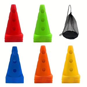 Coni da allenamento per calcio, pallacanestro, pattinaggio a rotelle, esercizi con barriere <span class=keywords><strong>e</strong></span> ostacoli - Product Image 1