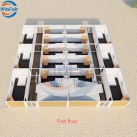 WinFair Australie Montagne Préfabriquée Préfabriquée Minuscule Détachable Eco Mobile Conteneur Maison Modulaire 20Ft Deux Chambres à coucher Fabricant