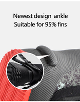 Penjualan Terbaik 5 mm Neoprene kamuflase hijau tua karet merah divulkanisir olahraga pantai uniseks untuk sepatu bot menyelam