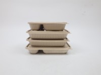 Bol à salade Récipient pour aliments froids Vaisselle durable compostable personnalisée écologique jetable fabriquée à partir de fibres à base de plantes