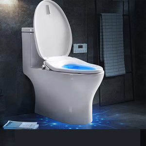 Abattant de toilette intelligent commercial sans télécommande, capteur de mouvement, lumière nocturne, abattant de toilette imperméable - Product Image 5