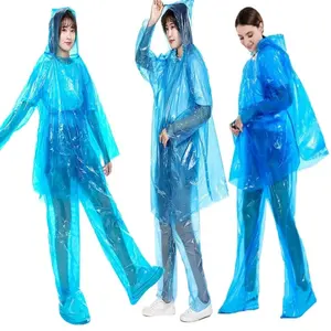 Disposable Poncho Raincoats for Men Women Rain Poncho Emergency Fisherman Rain Coat
