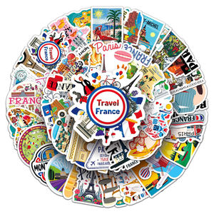 HOYO - Juego <span class=keywords><strong>de</strong></span> 500 pegatinas <span class=keywords><strong>de</strong></span> vinilo, diseños <span class=keywords><strong>de</strong></span> armas, tarot, animales, viajes, Francia, música, gatos, luchadores, guitarra, camión <span class=keywords><strong>de</strong></span> bomberos, Tailandia, pegatinas <span class=keywords><strong>de</strong></span> PVC - Product Image 4