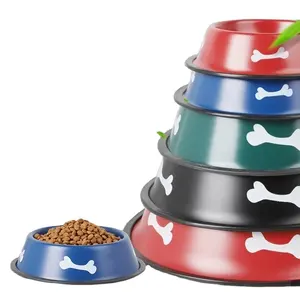 Lage Prijs Verkoop Roestvrijstalen Pet Bowl Accessoire Bowl Kleine En Middelgrote Huishoudelijke Huisdier Slow Food Bowl