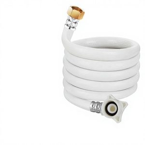 KS Water Supply Hose 1/2 in PVC Flexible 100 psi for <b>Washer</b> Ice Maker Plumbing Connection - Product Image 1