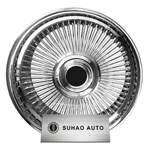 Индивидуальные автомобильные спицы 18 20 22-дюймовые колеса хромированные титановые цветные диски для автомобильных колес Ретро Алюминиевые кованые диски для автомобильных колес спицы