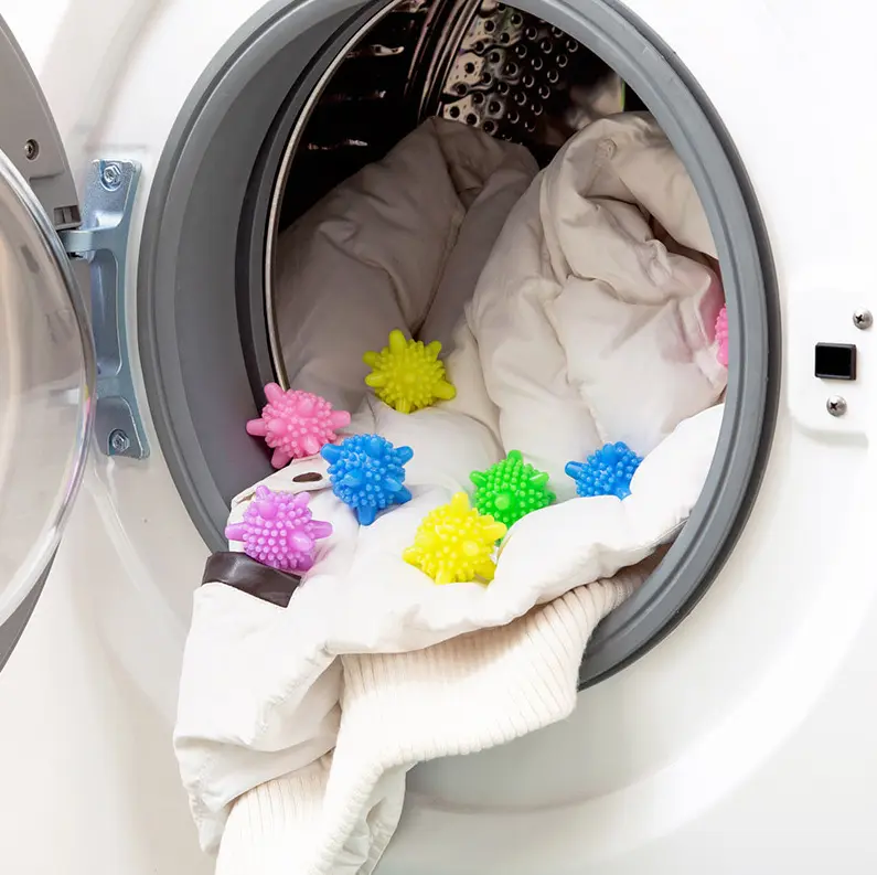 Máquina de lavar roupa bolas Descontaminação anti embrulho lavagem bola Starfish Limpeza Sólida Bola Pequena