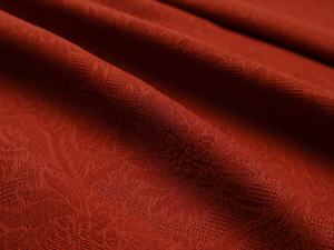 Museo del Palacio Seda <span class=keywords><strong>de</strong></span> imitación roja Hilo <span class=keywords><strong>de</strong></span> nube fragante Flor Rosa Patrón oscuro Tela Jacquard Tela antigua Hanfu Qipao - Product Image 5