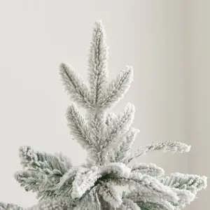 クリスマス雪の木家の装飾PVC人工クリスマスツリー植毛arbol de navidad