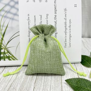 Sacs en jute personnalisables avec cordon de serrage, réutilisables, petits sacs de courses en toile de jute pour usage domestique, sacs à perruques, sac en jute - Product Image 2