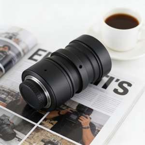 Lente <span class=keywords><strong>Objetivo</strong></span> Plano Convexo Esférico 0.5X, Vidrio Óptico para Microscopio Binocular, Revestimiento Anti-Reflejante, OEM/ODM, Enfoque Manual, 3D - Product Image 4