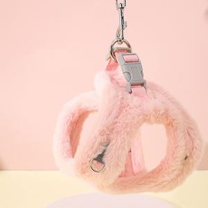 新デザイン 高級感 ベロア製 カスタマイズ可能 人気 ソフト 通気性 ドッグハーネス＆リードセット - Product Image 2