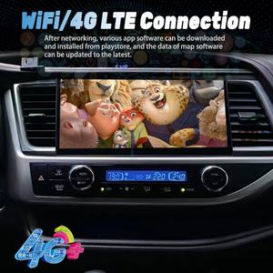 Radio Multimedia Android de 12.3 Pulgadas y 2 Din para Toyota Highlander Kluger 3 XU50 2013-2019, Reproductor con GPS, Navegación y Pantalla Carplay - Product Image 2