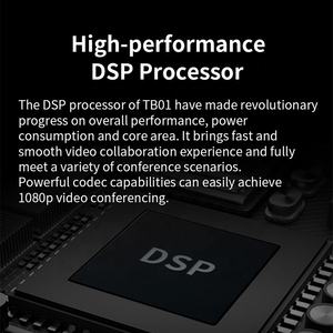 Barre vidéo 4K Caméra de vidéoconférence à suivi automatique Caméra de salle de réunion tout-en-un pour <span class=keywords><strong>Zoom</strong></span> - Product Image 5