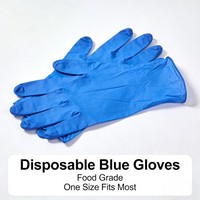 Fabricant chinois de gants jetables en nitrile, doublés ou non, imperméables, sans poudre/sans latex, avec bouts des doigts texturés, pour usage domestique