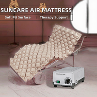 Matelas pneumatique anti-escarres à pression alternée, matelas gonflable en PVC imperméable avec pompe à air silencieuse pour les soins aux patients