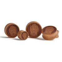 10 Paires de Plugs et Dilatateurs d'Oreille Bouddha Vintage en Bois Naturel Marron, Bijoux Corporels pour Hommes et Femmes - Cadeau et Fête