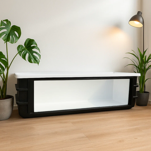 Exhibición de la tienda hecha a medida, Acuario de fibra de vidrio para patio trasero, pecera de cría de peces de 380 galones - Product Image 3