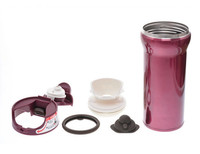 Tasse de voyage isolée à double paroi de 500ml Grandes tasses à café et à thé thermiques avec logo portable et couvercle