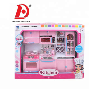 HUADA Calidad Precios bajos Happy Girl Moderno Mini Plástico Eléctrico Musical Gabinete <span class=keywords><strong>de</strong></span> <span class=keywords><strong>cocina</strong></span> Juego <span class=keywords><strong>de</strong></span> juguete con luz Bebé Juguete educativo - Product Image 1