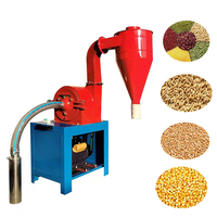 QDMECH broyeur de céréales auto-amorçant moulin à farine Machine de concassage efficace riz maïs Grain herbes séparateur noyau moteur composant